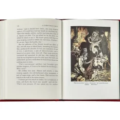 A Christmas Carol Book in Red Bonded Leather