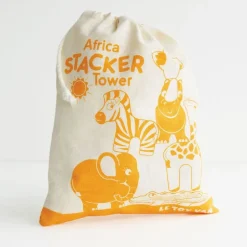 Africa Stacking Animals & Bag - 10 Piece