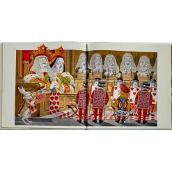 Alice's Adventures in Wonderland Book in Ice Bonded Leather