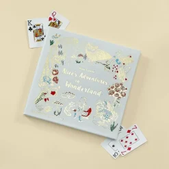 Alice's Adventures in Wonderland Book in Ice Bonded Leather