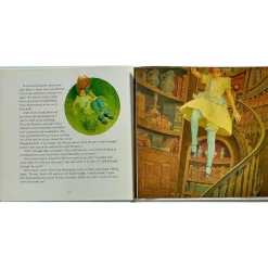 Alice's Adventures in Wonderland Book in Ice Bonded Leather