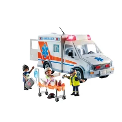 Ambulance with Lights, Accessories and 3 Figures