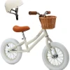 Balance Bicycle - Ivory White with Helmet