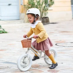 Balance Bicycle - Ivory White with Helmet
