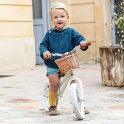 Balance Bicycle - Ivory White with Helmet