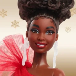2024 Barbie Holiday Doll - Black Hair