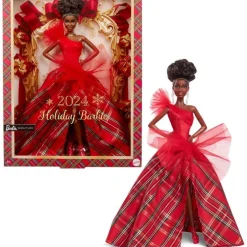 2024 Barbie Holiday Doll - Black Hair