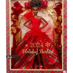2024 Barbie Holiday Doll - Black Hair