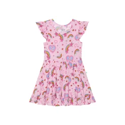 Barbie Star Power - Cap Sleeve Ruffled Twirl Dress