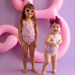 Barbie Star Power - Kids Reversible One Piece Swimsuit
