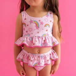 Barbie Star Power - Ruffled Two Piece Tankini Set