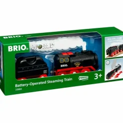 Battery-Operated Steaming Train