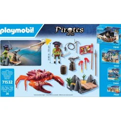 Battle against the Giant Crab Playset