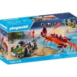 Battle against the Giant Crab Playset