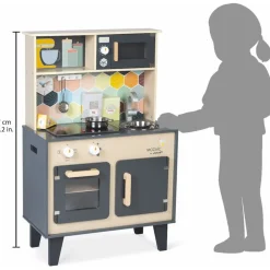 Big Wooden Mosaic Kitchen