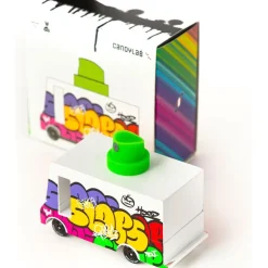 Black Graffiti Van Toy Car