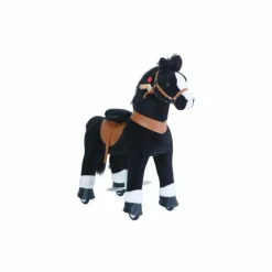 Black Model U Ride-On Horse - 3-4 Years