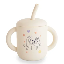 Bluey x Mushie Silicone Training Cup & Straw