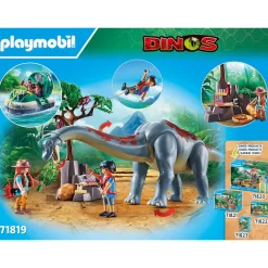 Brachiosaurus with Hovercraft Playset