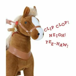 Brown Model U Ride-On Horse - 4-7 Years