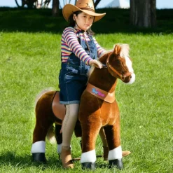 Brown Model U Ride-On Horse - 7+ Years