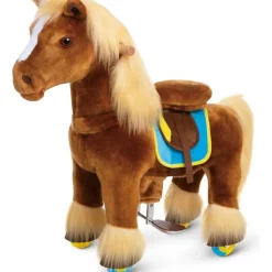 Brown Model X Ride-On Horse - 3-4 Years