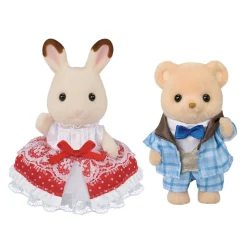 Calico Critters Anniversary Friends Set - Freya & Theo Collectible Doll Figures