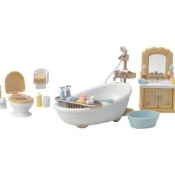 Calico Critters Country Bathroom Set, Dollhouse Furniture and Accessories