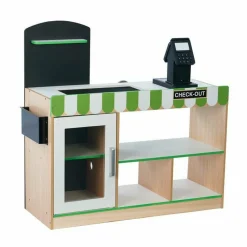 Cashier Austin Play Market Stand - Green / Wood