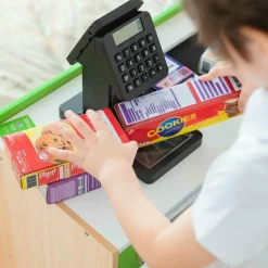 Cashier Austin Play Market Stand - Green / Wood