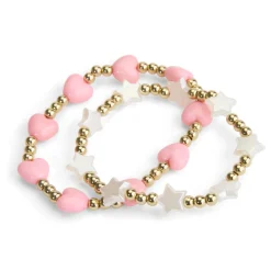 Charm Squad Hearts & Stars Bracelet Set