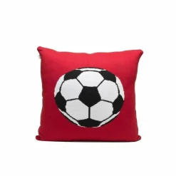 Cherry Soccer Ball Pillow