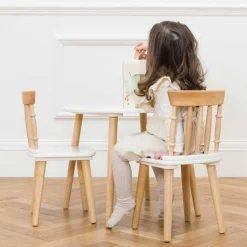 Children's Wooden Table and Chairs