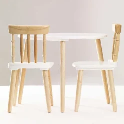 Children's Wooden Table and Chairs