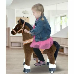 Chocolate Brown Model U Ride-On Horse - 3-4 Years