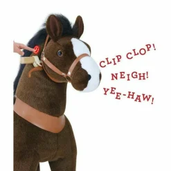Chocolate Brown Model U Ride-On Horse - 3-4 Years