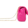 Classic Quilted Stud Mini Bag - Hot Pink