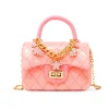 Classic Sparkle Top Handle Handbag - Bubblegum Pink