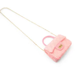 Classic Sparkle Top Handle Handbag - Bubblegum Pink