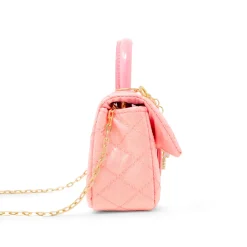 Classic Sparkle Top Handle Handbag - Bubblegum Pink