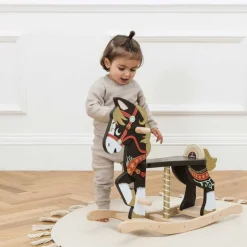 Classic Wooden Rocking Horse