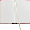 Composition Notebook in Neon Pink/Gold Leather