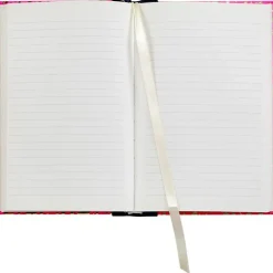 Composition Notebook in Neon Pink/Gold Leather