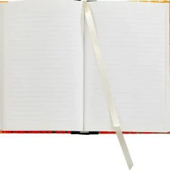 Composition Notebook in Neon Orange/Gold Leather