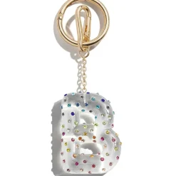 Confetti Initial Bag Charm - B