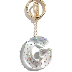 Confetti Initial Bag Charm - G