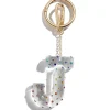 Confetti Initial Bag Charm - J