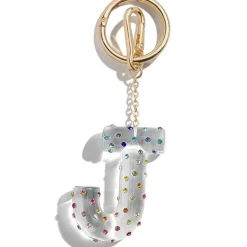 Confetti Initial Bag Charm - J