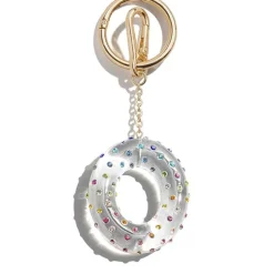 Confetti Initial Bag Charm - O