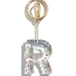 Confetti Initial Bag Charm - R